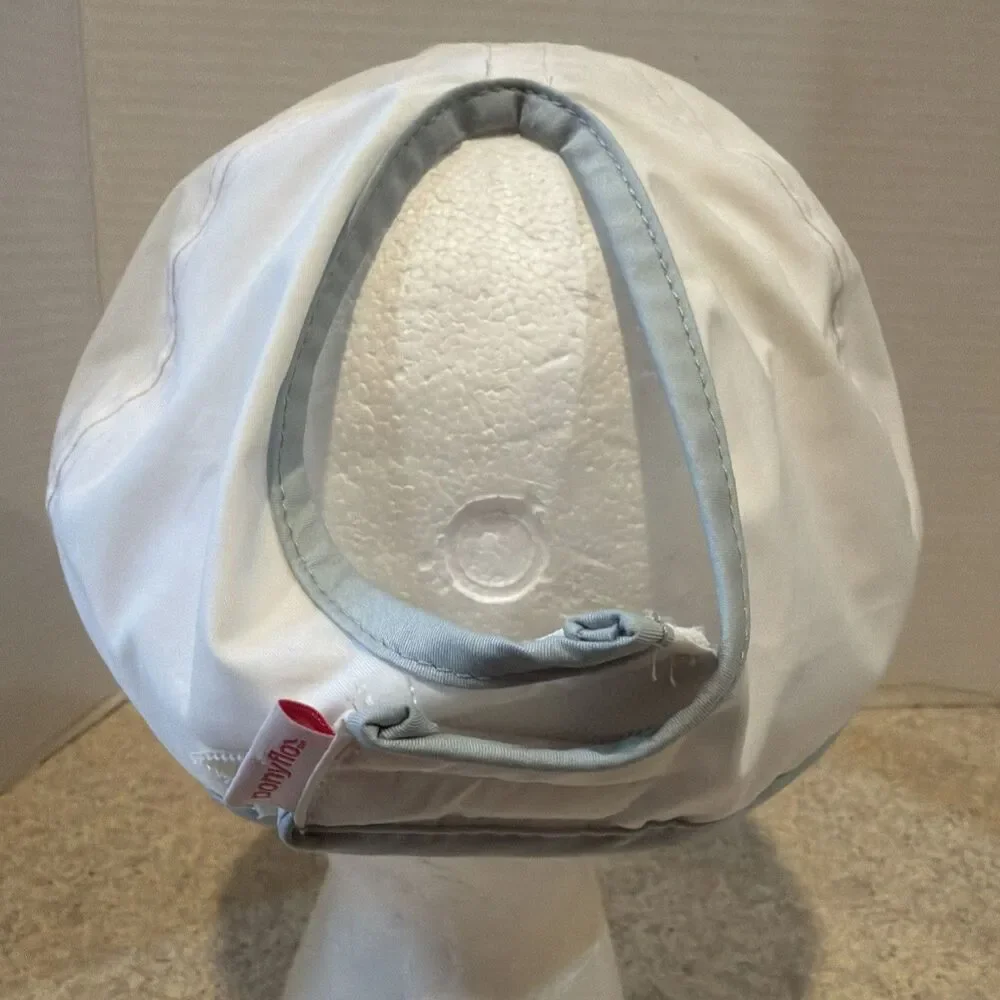 Ponyflo Nadia Performance Ponytail Hat Cap Women's OSFM White